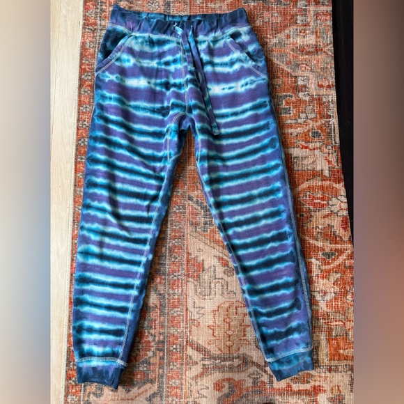 Blue and Indigo Tie-Dye Joggers - Picture 1 of 2